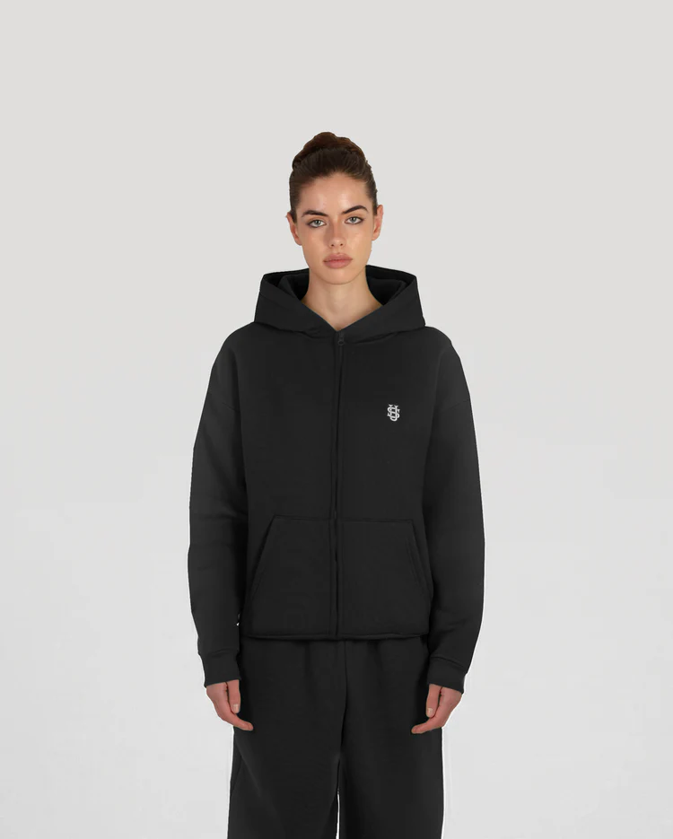 SU Black ZIPPER Tracksuit - SUVENE SU Black ZIPPER Tracksuit - SUVENE