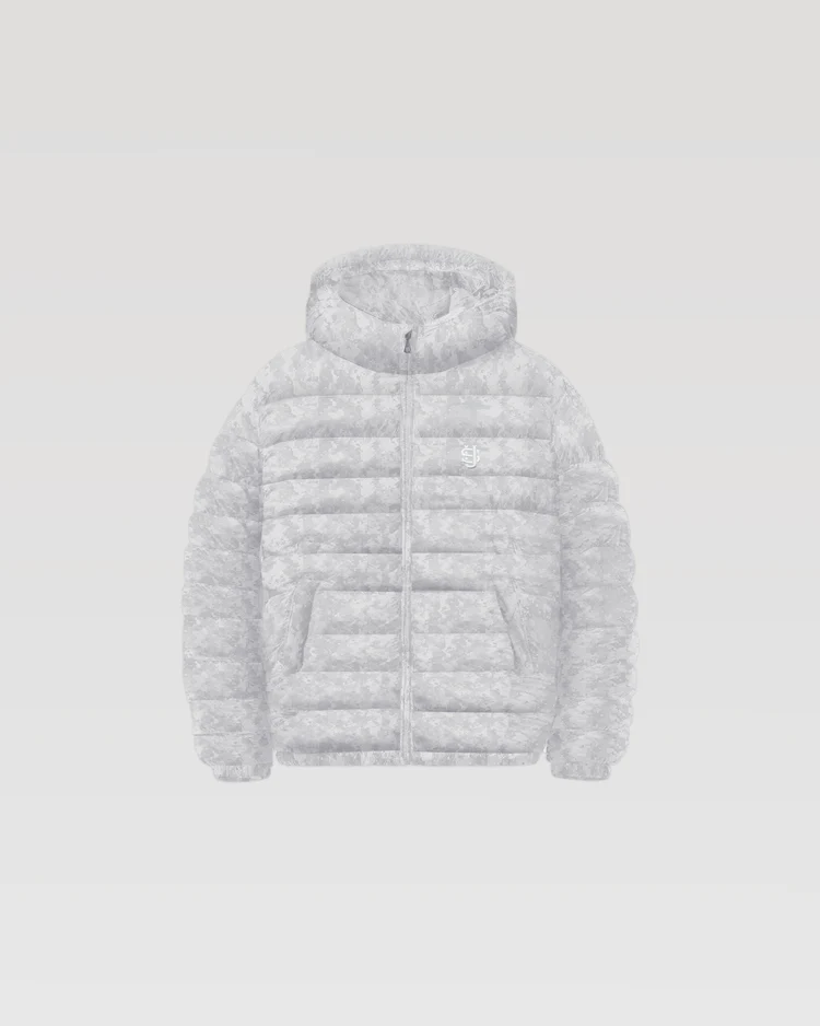 THIN PUFFER Light Grey - SUVENE THIN PUFFER Light Grey - SUVENE