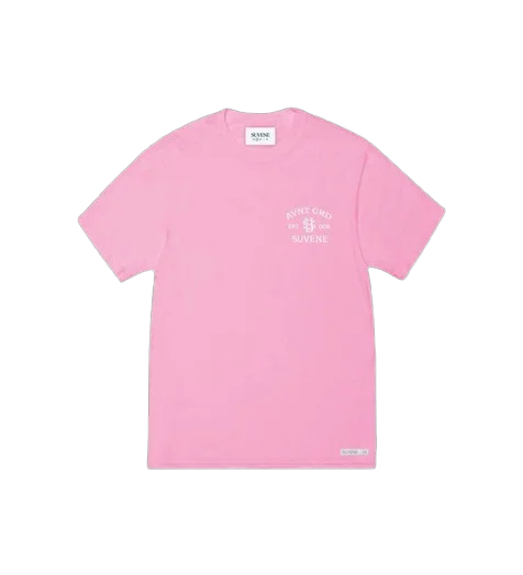 SU White Logo Pink T-Shirt – Suvene SU White Logo Pink T-Shirt – Suvene