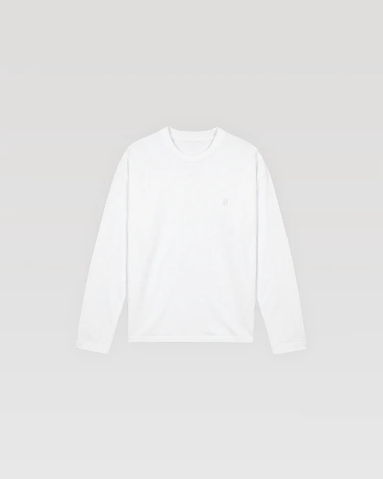 Suvene WHITE LONGSLEEVE Suvene White Logsleeve