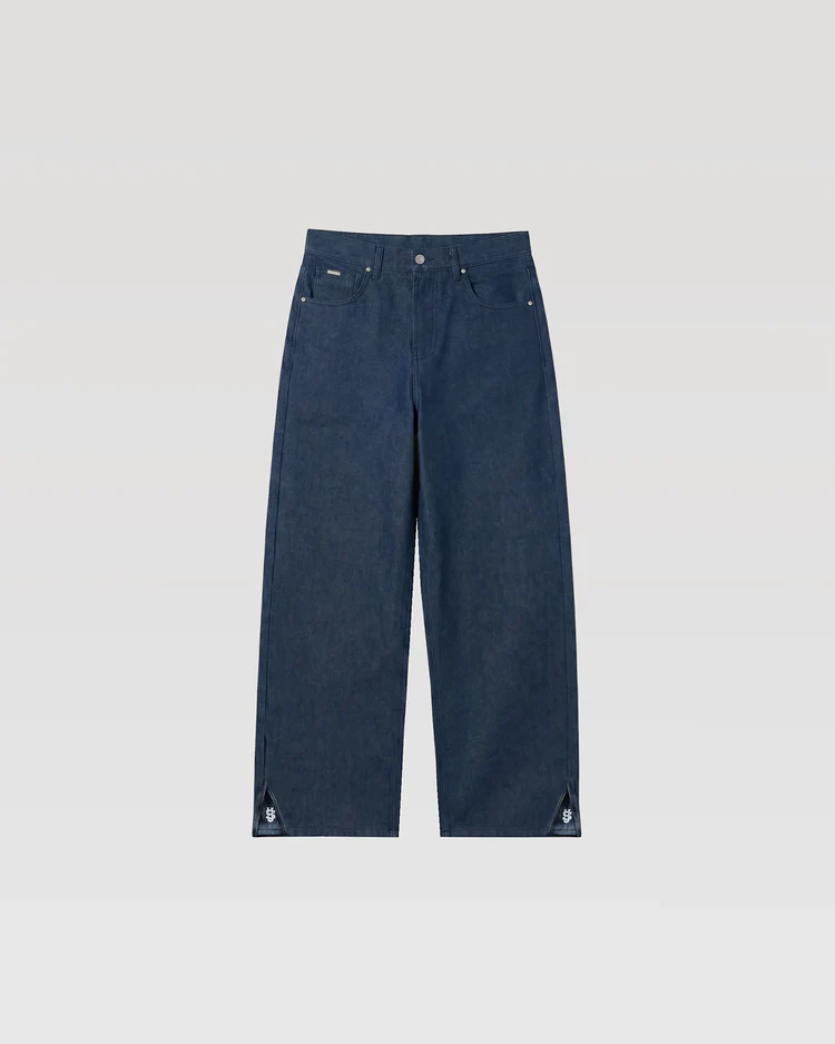Suvene ZIP RAW DENIM - BLUE Suvene ZIP RAW DENIM - BLUE