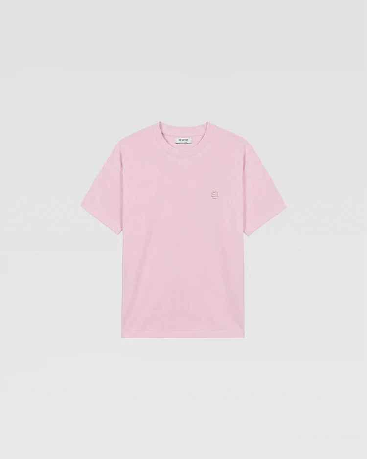 SUVENE REGULAR T-SHIRT - PINK SUVENE REGULAR T-SHIRT - PINK