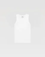 SUVENE HEAVY RIB TANK TOP - WHITE