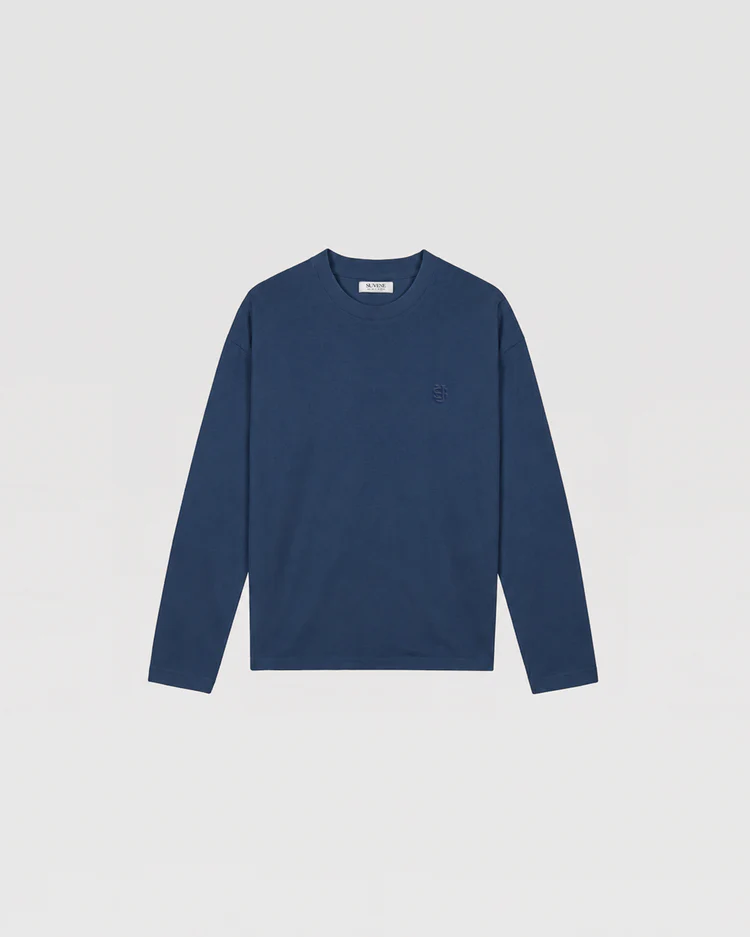 SUVENE LONGLSEEVE - NAVY BLUE SUVENE LONGLSEEVE - NAVY BLUE